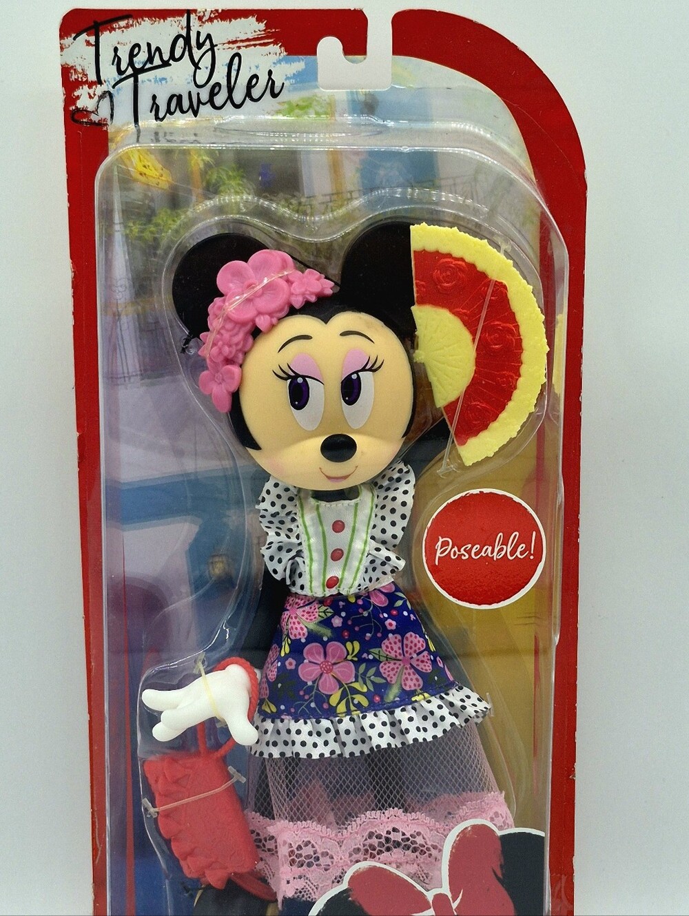 Disney Minnie Mouse Trendy Traveler Doll NWT Sealed Jakks Pacific